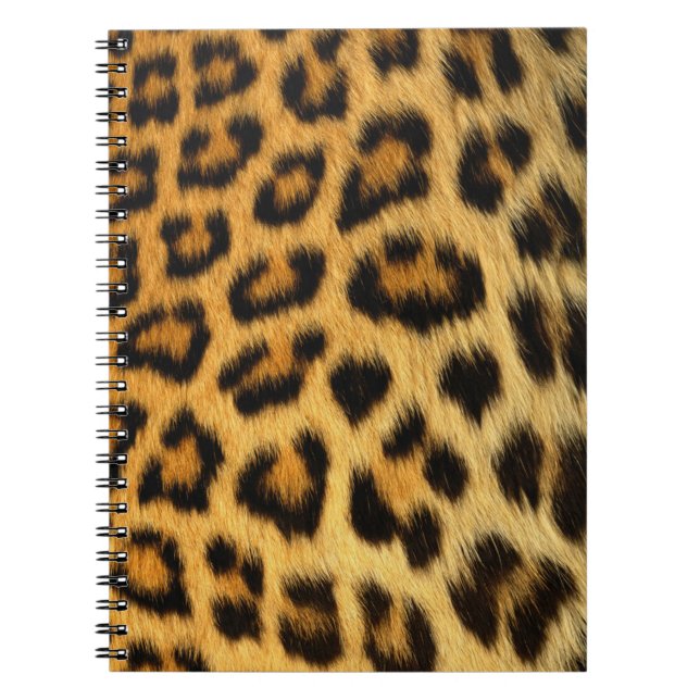 Leopard Animal Print Skin Pattern Notebook (Front)