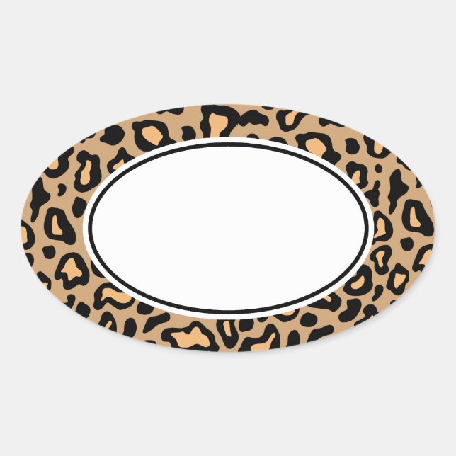 Leopard Animal Print Stickers (Front)