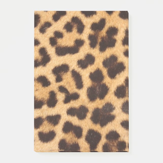 Leopard Animal Skin Print Post-it Notes (Front)