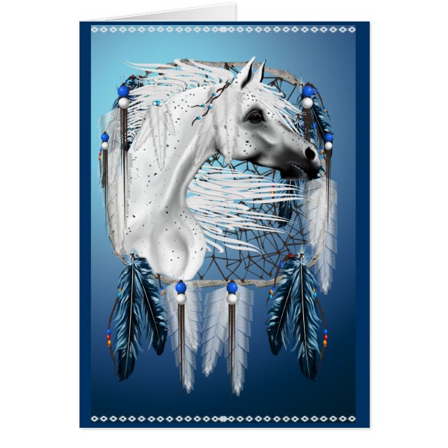 Leopard Appy and Dreamcatcher Card (Front)