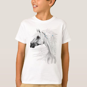 Leopard Appy and White Feathers Shirt
