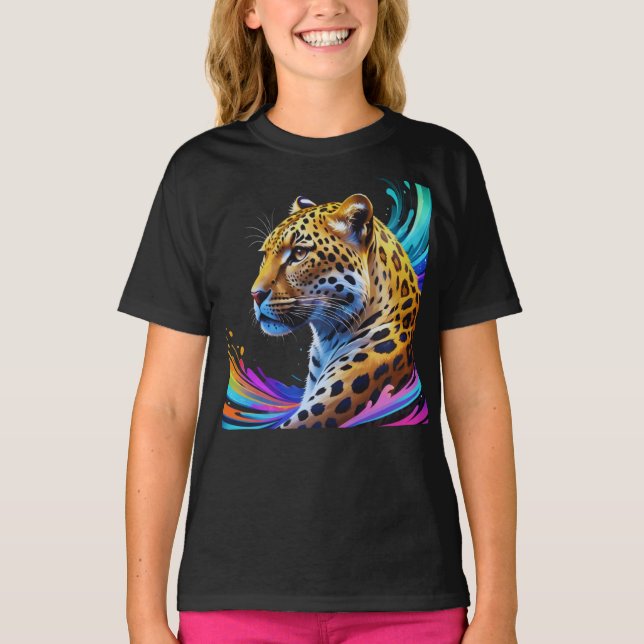 Leopard art T-Shirt (Front)