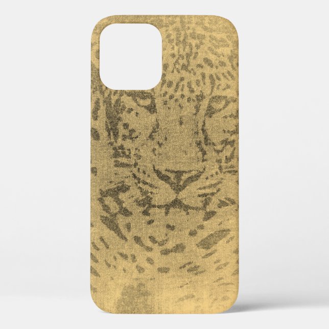 Leopard Art Vintage Case-Mate iPhone Case (Back)