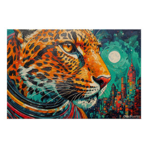 LEOPARD ASTRONAUT-COMING HOME 11 POSTER