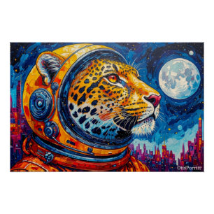 LEOPARD ASTRONAUT-COMING HOME 13 POSTER