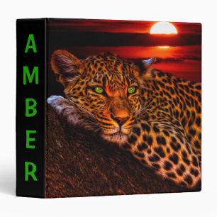 Leopard at Sunset Binder