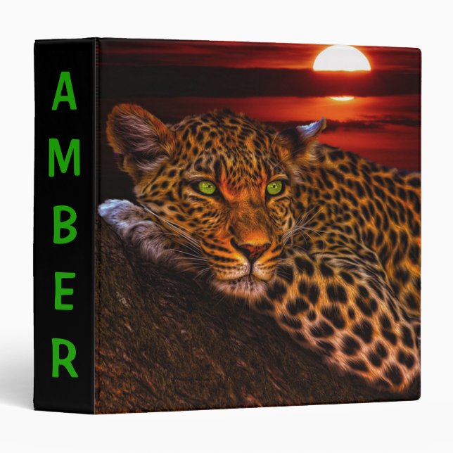 Leopard at Sunset Binder (Front/Spine)