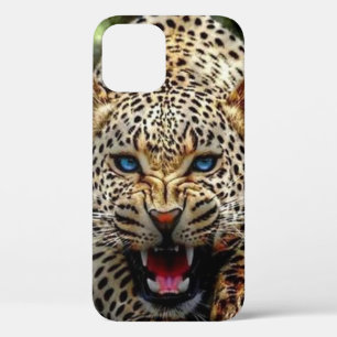 Léopard aux yeux bleus iPhone / coque ipad
