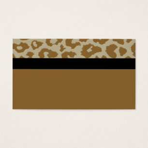 léopard avec carte de bus en brique noire