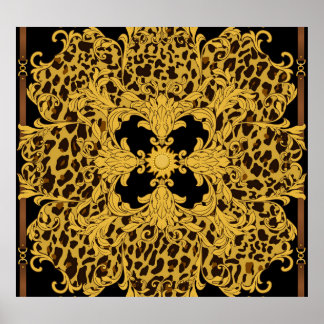 Leopard Baroque, Ornate Animal Print