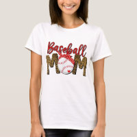 Leopard Baseball Mom Mother's Day Red Headband Wom