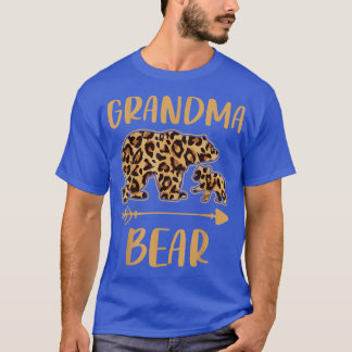 Leopard Bear Matching Family Outfits, Funny Grandm T-Shirt