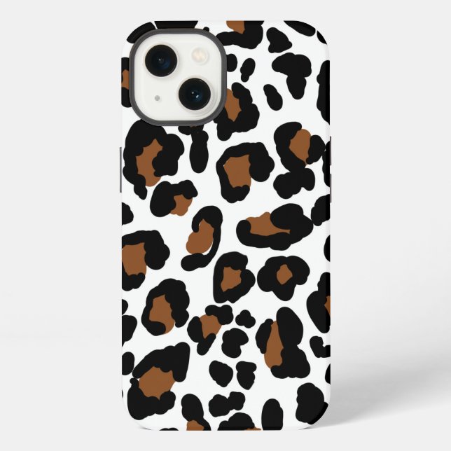 Leopard Big Cat Fur Pattern Print  iPhone Case (Back)