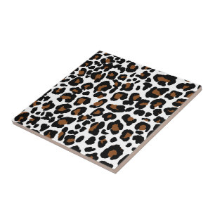 Leopard Big Cat Fur Pattern Print Tile