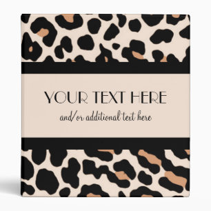 Leopard Binder