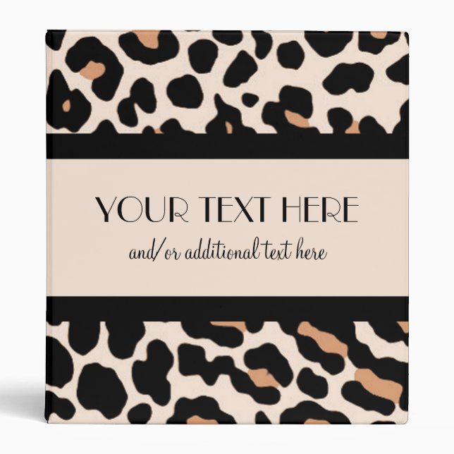 Leopard Binder (Front)