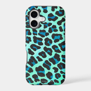 Leopard Black and Teal Print
