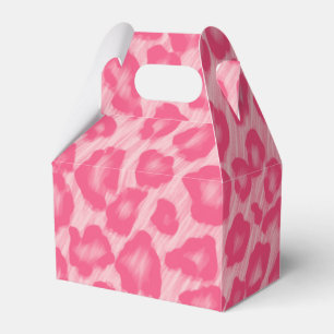 Leopard Blush  Favor Box