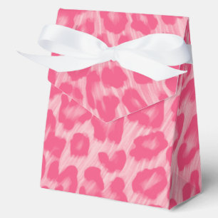 Leopard Blush  Favor Box