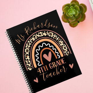 Leopard Bohemian Rainbow Ajouter Nom de l'enseigna