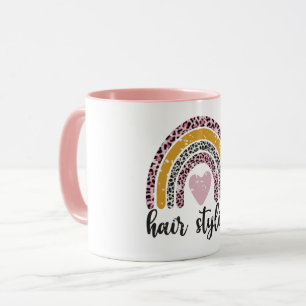 Leopard Boho Hairstylist Mug