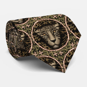 Leopard Bones Tie