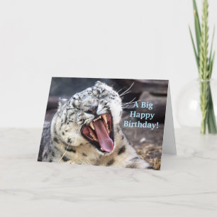 Leopard Bonne Carte Frère Anniversaire