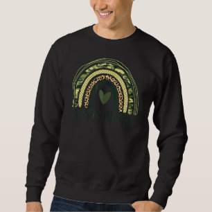 Leopard Bonus Mama Rainbow  Step Mom Sweatshirt