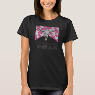 Leopard Bull Skull Western Life Country Makes Amer T-Shirt
