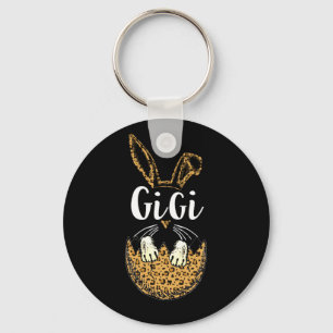 Leopard Bunny Gigi Easter Day Rabbit Eggs Costume Keychain