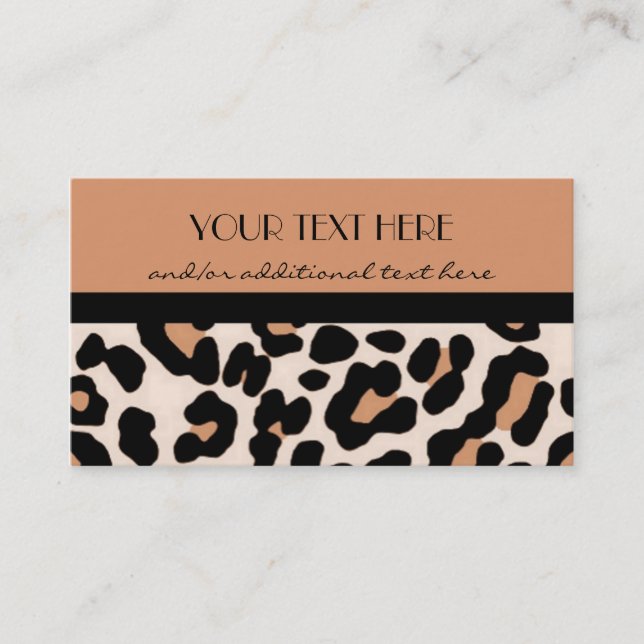 Leopard Business Card (Front)