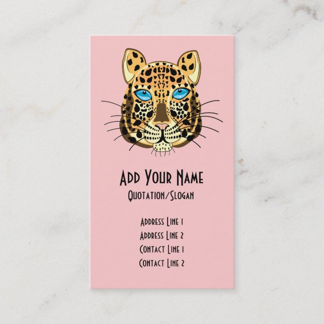 Leopard Business Card (Front)