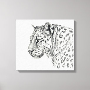Leopard by Svetlana Ledneva-Schukina G013 Canvas Print