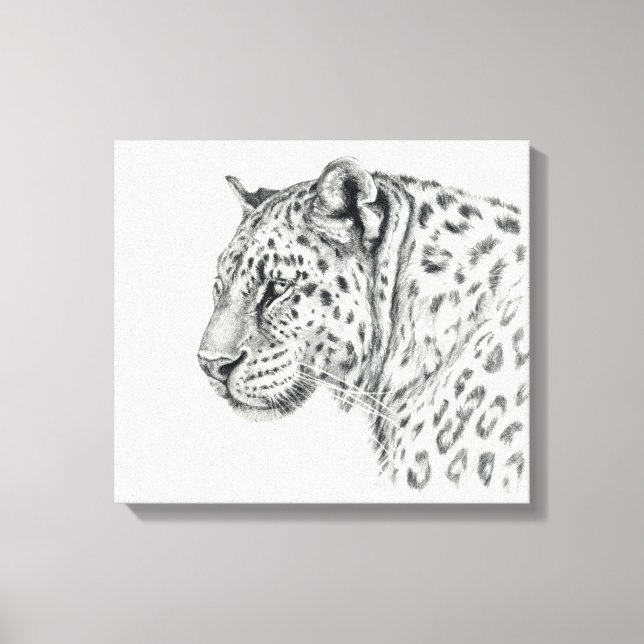 Leopard by Svetlana Ledneva-Schukina G013 Canvas Print (Front)