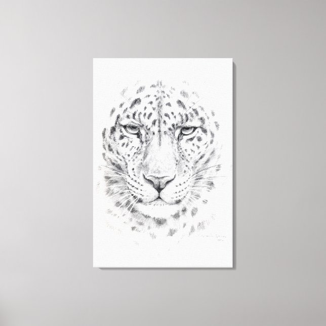 Leopard by Svetlana Ledneva-Schukina G028 Canvas Print (Front)