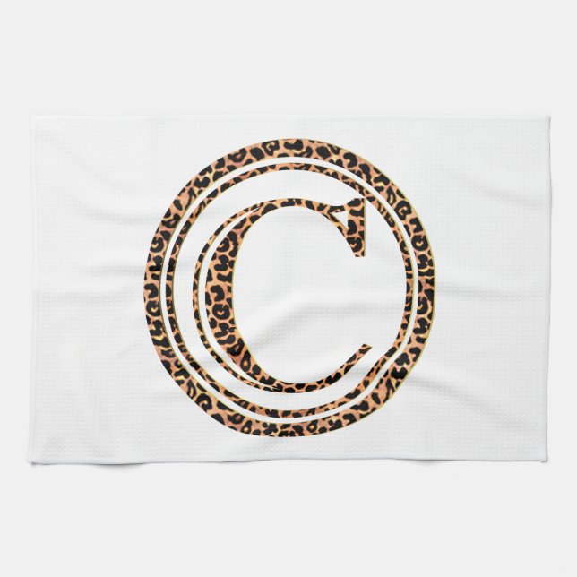 leopard C Kitchen Towel (Horizontal)