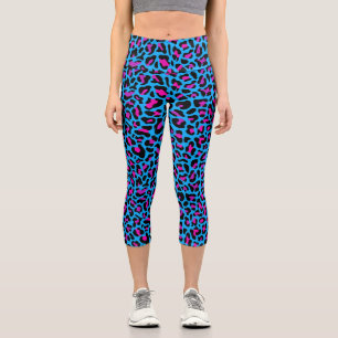Leopard capri leggings