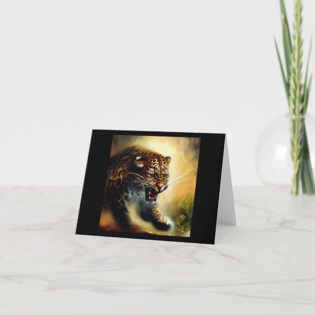 Leopard  card (Front)