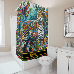 Leopard Charm: Wild Jungle Surroundings