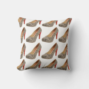 Leopard Chaussure Diva Coussin de mode