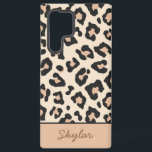 Leopard Cheetah Animal Print Custom Cursive Name Samsung Galaxy Case<br><div class="desc">This is a Cheetah Leopard Animal Print Custom Cursive Name Samsung Galaxy Phone Case!</div>