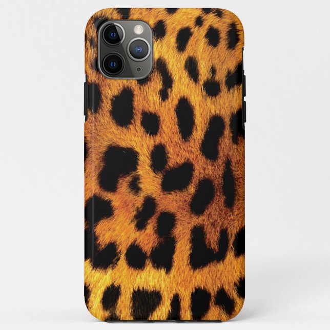 Leopard Cheetah animal print wild safari look Case-Mate iPhone Case (Back)