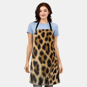 Leopard Cheetah Pattern Apron