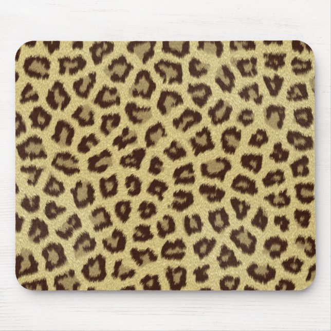 Leopard / Cheetah Print Mouse Pad (Front)