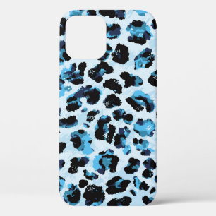 Leopard Cheetah Skin: Watercolor Vintage Tie Dye iPhone 12 Case