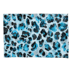 Leopard Cheetah Skin: Watercolor Vintage Tie Dye Pillowcase
