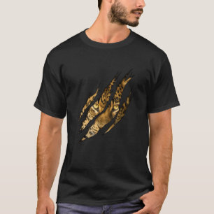 Leopard Cheetah Tiger Leopard Face Lion Cat Appare T-Shirt