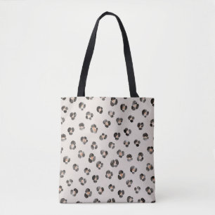 Leopard Cheetah Wild Animal Skin Pattern Tote Bag