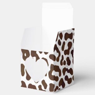Leopard Chocolate Print Favor Box