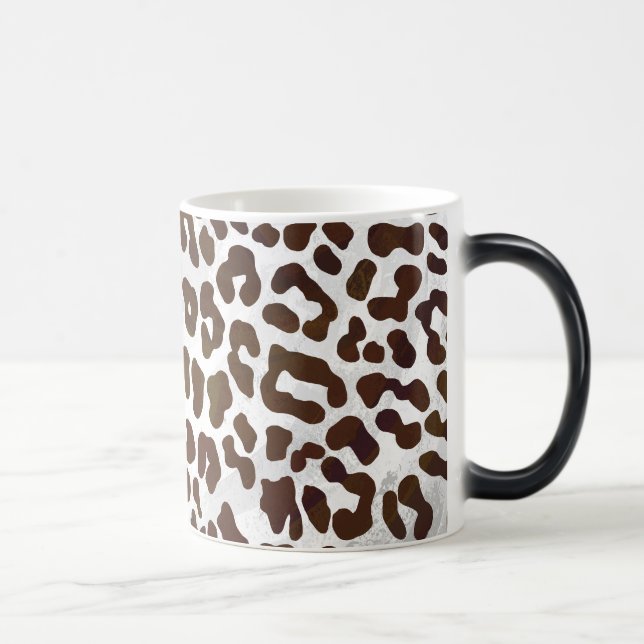 Leopard Chocolate Print Magic Mug (Right)